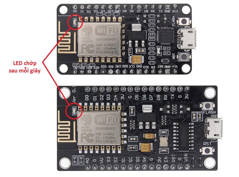 Cách Viết Code Và Nạp Chương Trình Cho Kít Nodemcu Esp8266 0665