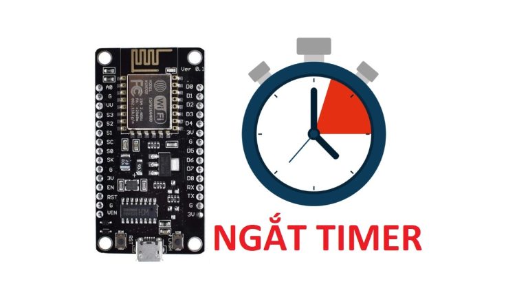 Ngắt timer trên esp8266 nodemcu