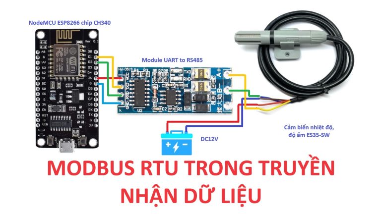 Modbus RTU trong truyền nhận dữ liệu