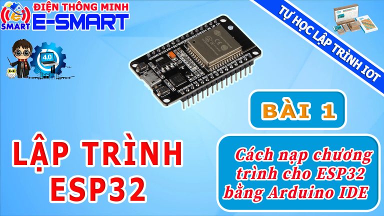 Cách nạp chương trình cho esp32