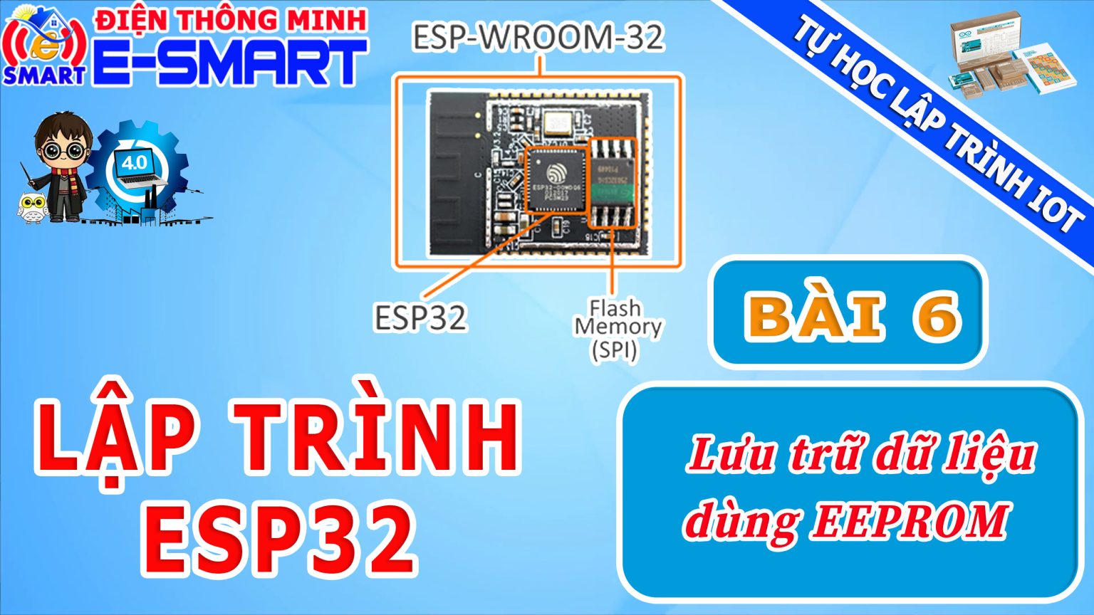 Bộ nhớ Flash trên esp32