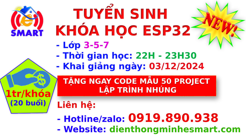 Lập trình esp32