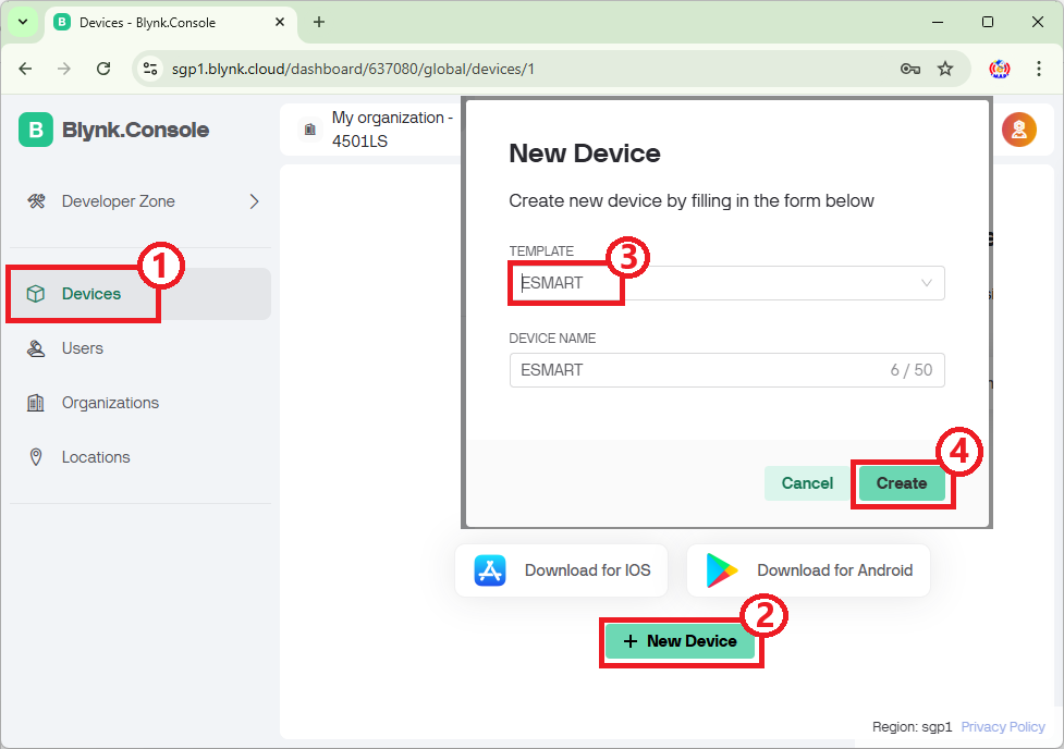 Cách sử dụng Blynk IOT với ESP32