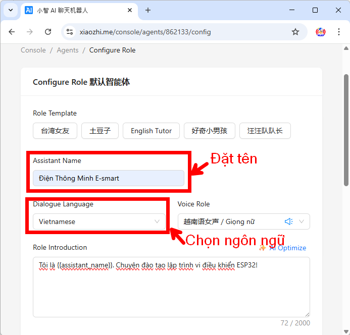 Hướng dẫn nạp firmware tiếng việt cho chatbot ai xiaozhi