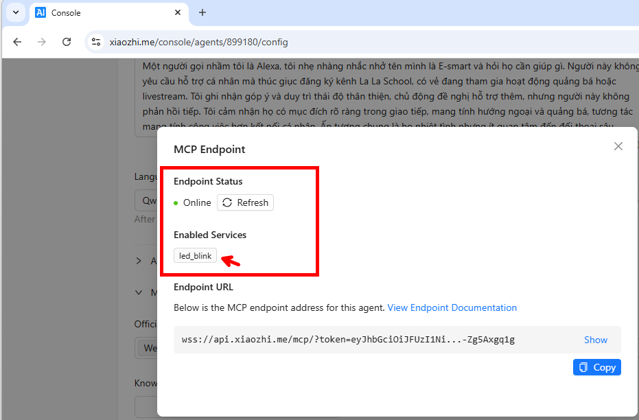 Chatbot xiaozhi điều khiển thiết bị qua giao thức MCP dùng ESP32