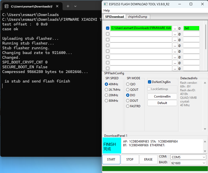 Hướng dẫn nạp firmware tiếng việt cho chatbot ai xiaozhi