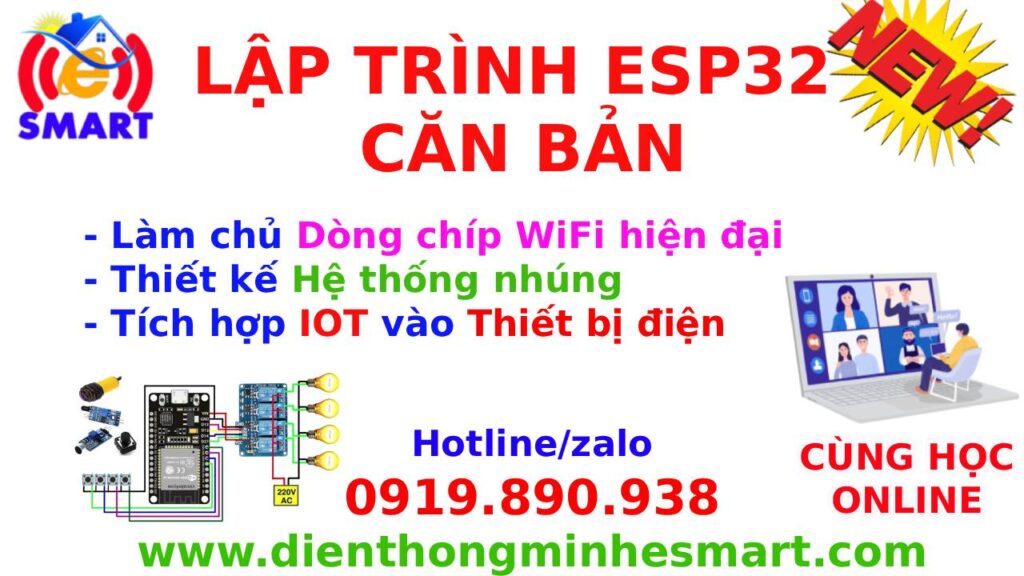 Lập trình ESP32 căn bản